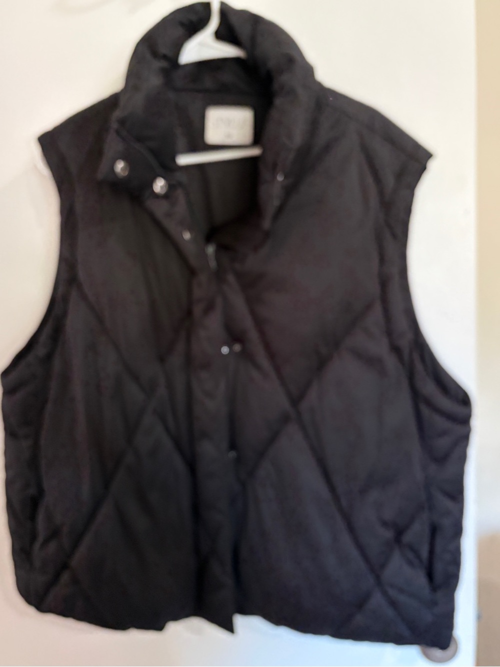 STYLUS Black Quilted Puffer Vest